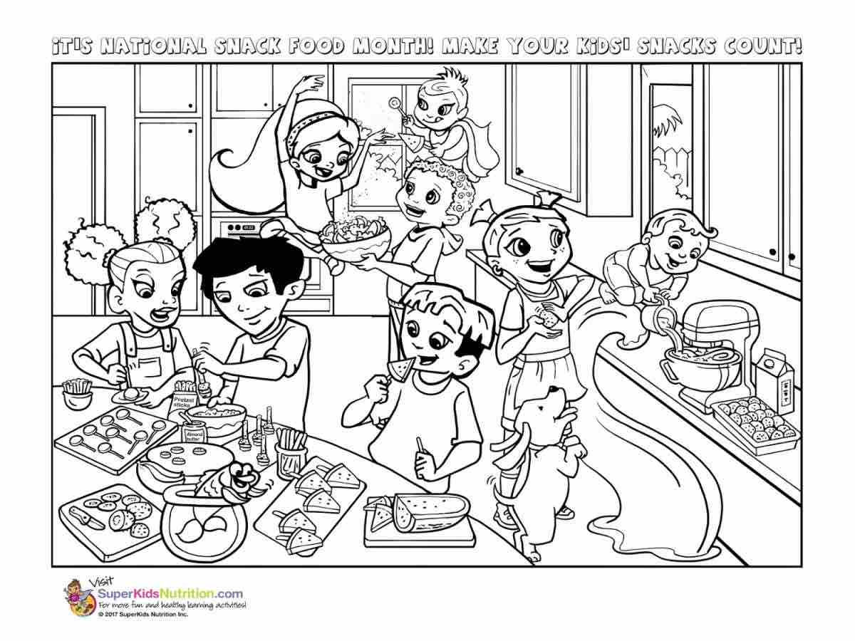 Super Crew Coloring Pages Fun Nutrition For Kids Superkids Nutrition