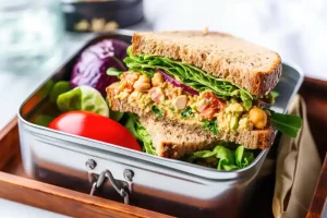 chickpea chicken salad vegan superkids nutrition