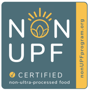 the non-ultra-processed food program certification label